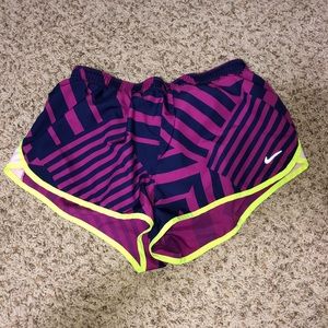 Purple Nike Dri-Fit Running Shorts